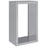 Vidaxx support à bois de chauffage 60x40x100 cm en acier galvanisé
