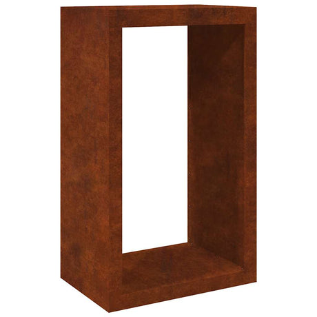 Vidaxx support à bois de chauffage 60x40x100 cm en acier résistant aux intempéries
