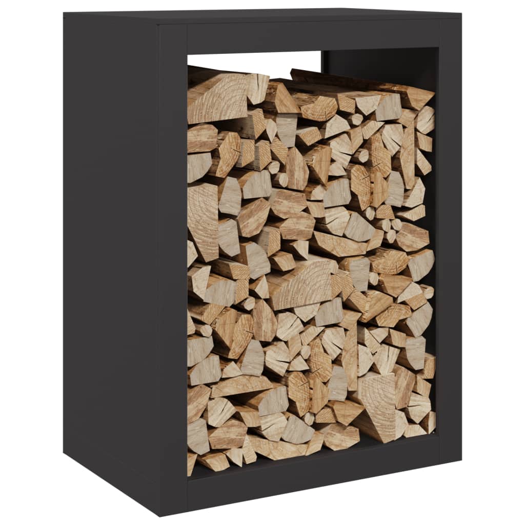 Vidaxx support à bois de chauffage 60x40x80 cm acier noir