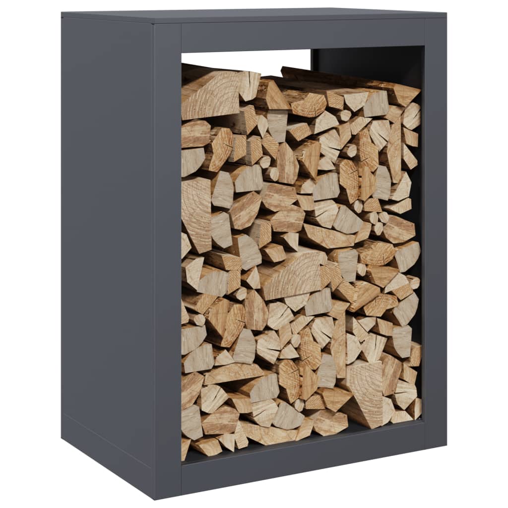 Vidaxx support à bois de chauffage 60x40x80 cm acier anthracite