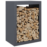 Vidaxx support à bois de chauffage 60x40x80 cm acier anthracite