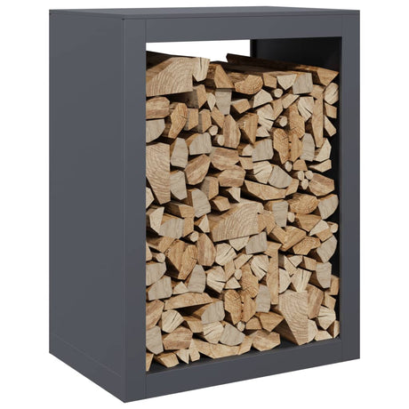 Vidaxx support à bois de chauffage 60x40x80 cm acier anthracite