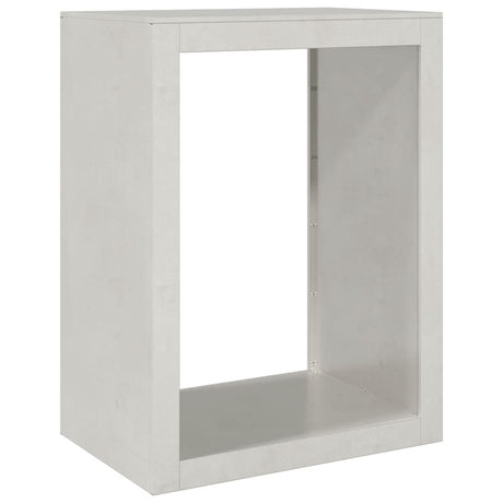 Vidaxx support à bois de chauffage 60x40x80 cm en acier inoxydable