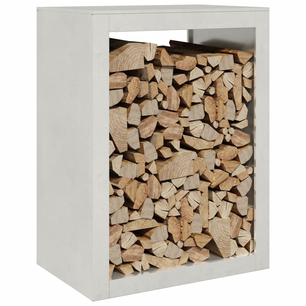 Vidaxx support à bois de chauffage 60x40x80 cm en acier inoxydable