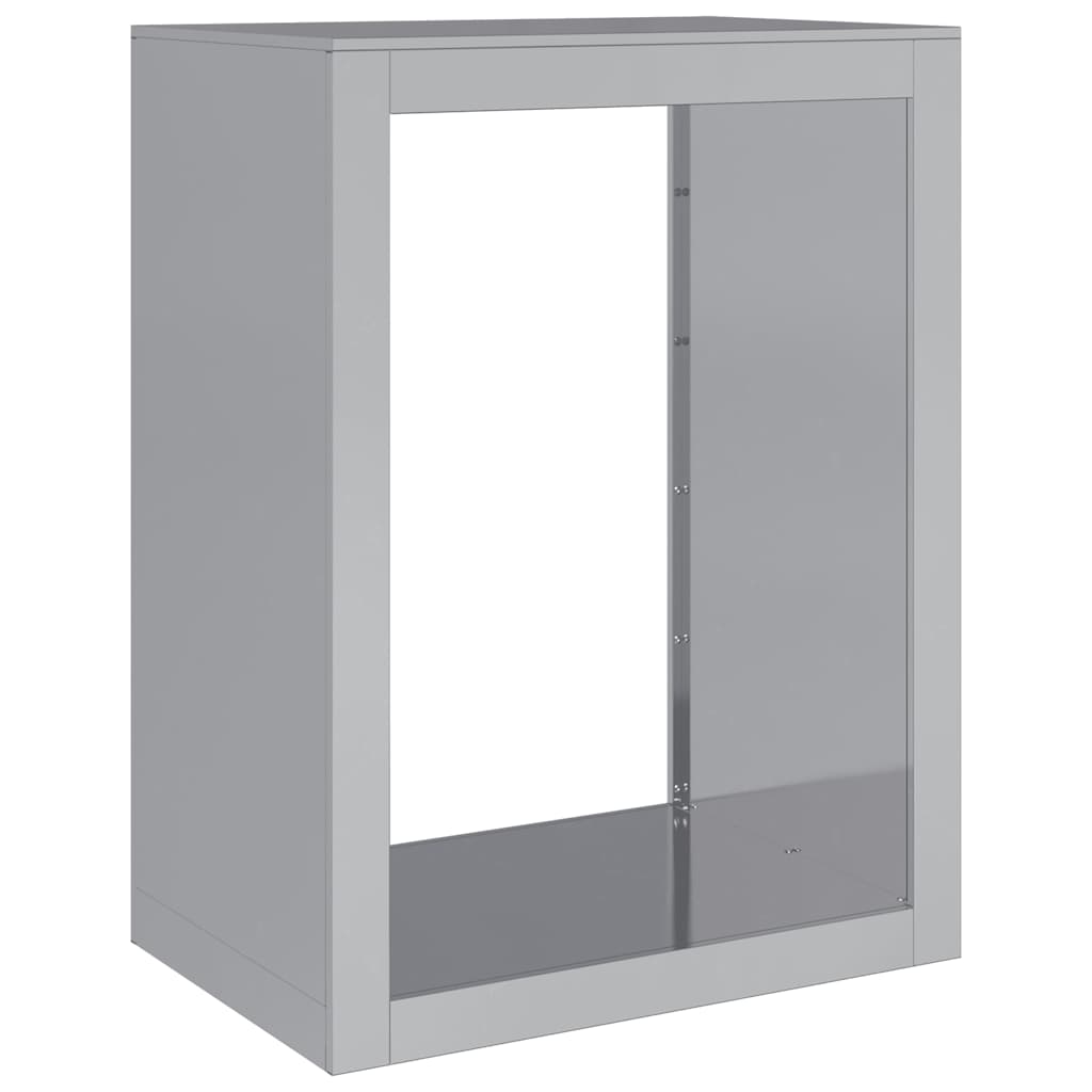 Vidaxx support à bois de chauffage 60x40x80 cm en acier galvanisé