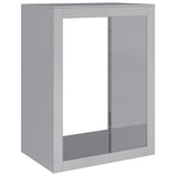 Vidaxx support à bois de chauffage 60x40x80 cm en acier galvanisé