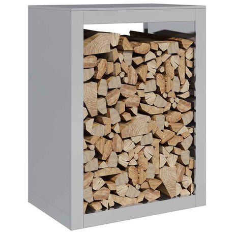 Vidaxx support à bois de chauffage 60x40x80 cm en acier galvanisé
