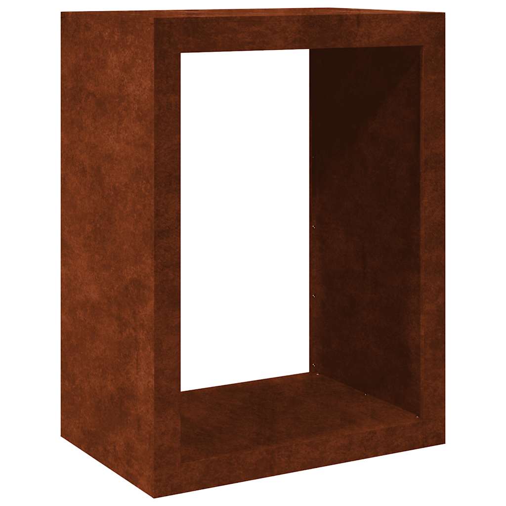 Vidaxx support à bois de chauffage 60x40x80 cm en acier résistant aux intempéries