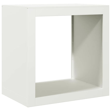 Vidaxx support à bois de chauffage 60x40x60 cm acier blanc