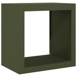 Vidaxx support à bois de chauffage 60x40x60 cm acier vert