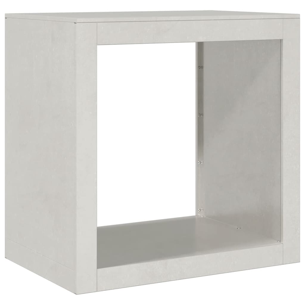 Vidaxx support à bois de chauffage 60x40x60 cm en acier inoxydable