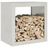 Vidaxx support à bois de chauffage 60x40x60 cm en acier inoxydable