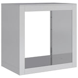 Vidaxx support à bois de chauffage 60x40x60 cm en acier galvanisé