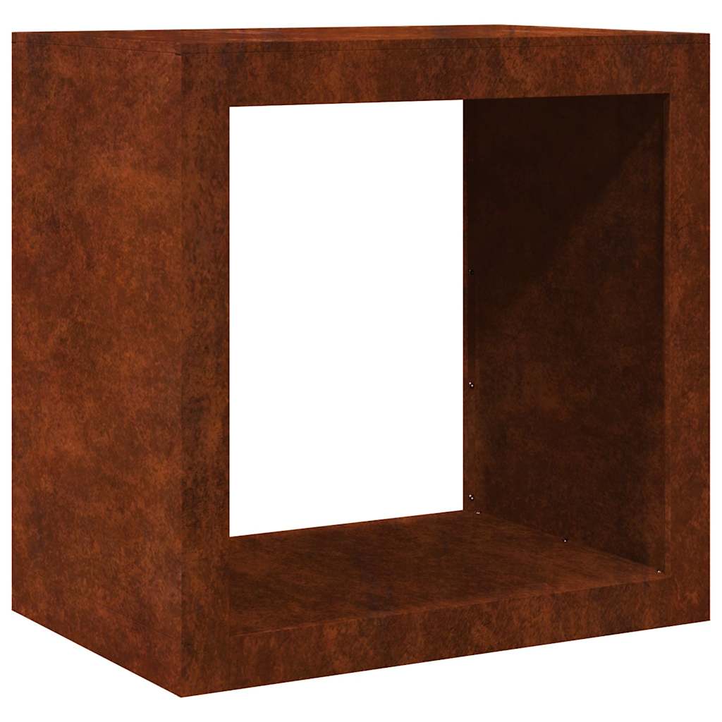 Vidaxx support à bois de chauffage 60x40x60 cm en acier résistant aux intempéries