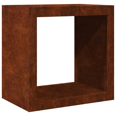 Vidaxx support à bois de chauffage 60x40x60 cm en acier résistant aux intempéries