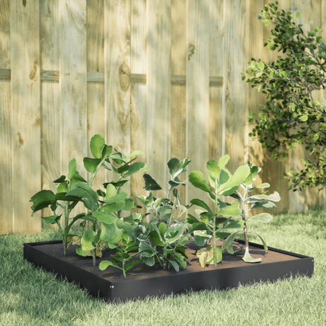 Vidaxx jardinière surélevée 100x100x18,5 cm acier anthracite