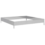 VidaXL jardinière surélevée 100x100x18,5 cm en acier galvanisé