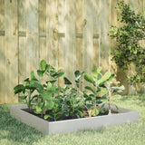 Vidaxx jardinière surélevée 100x100x26 cm inox