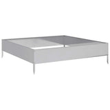 Vidaxx jardinière surélevée 100x100x26 cm en acier galvanisé