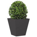 Vidaxx jardinière 30x30x30 cm acier noir
