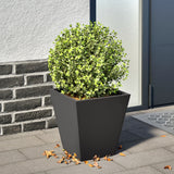 Vidaxx jardinière 30x30x30 cm acier noir