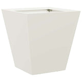 Vidaxx jardinière 30x30x30 cm acier blanc
