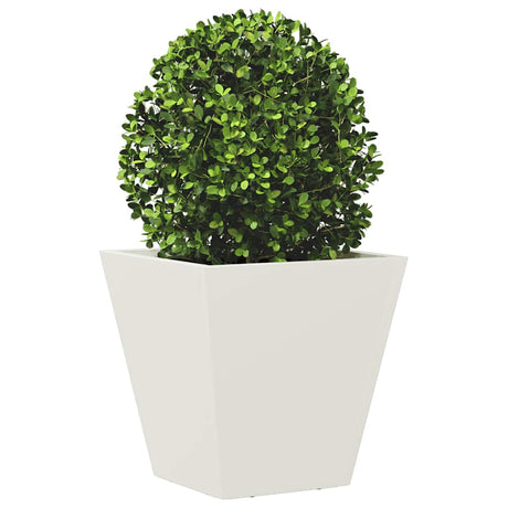 Vidaxx jardinière 30x30x30 cm acier blanc