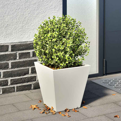 Vidaxx jardinière 30x30x30 cm acier blanc