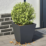Vidaxx jardinières 2 pcs 30x30x30 cm acier anthracite
