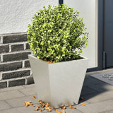 Vidaxx jardinières 2 pcs 30x30x30 cm acier inoxydable