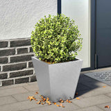 Jardinière Vidaxx 30x30x30 cm en acier galvanisé