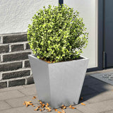 Vidaxx jardinières 2 pcs 30x30x30 cm acier galvanisé