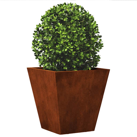 Jardinière Vidaxx 30x30x30 cm acier résistant aux intempéries