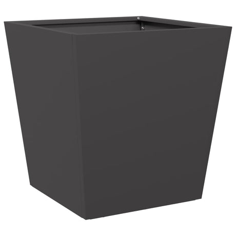 Vidaxx jardinière 40x40x40 cm acier noir