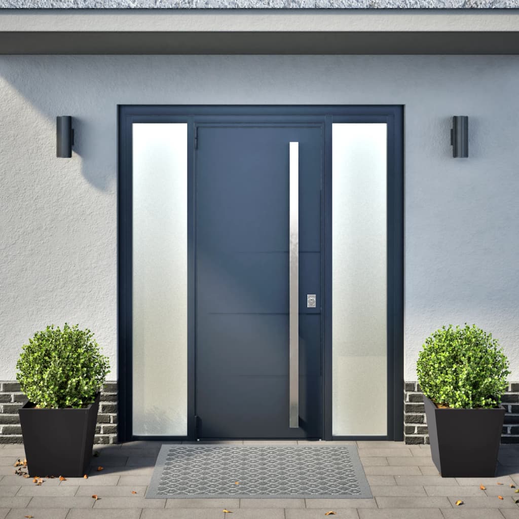 Vidaxx jardinières 2 pcs 40x40x40 cm acier noir