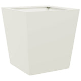 Vidaxx jardinière 40x40x40 cm acier blanc