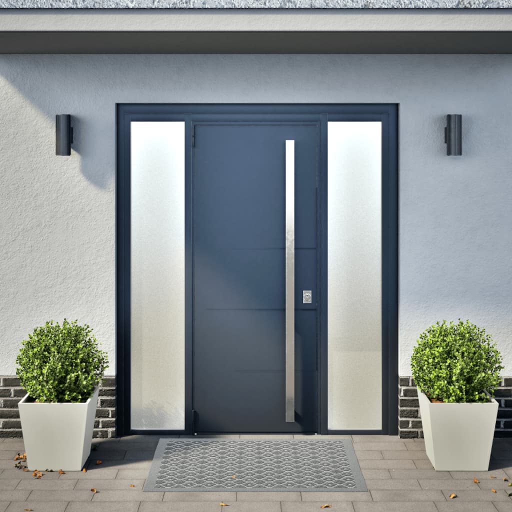 Vidaxx jardinières 2 pcs 40x40x40 cm acier blanc