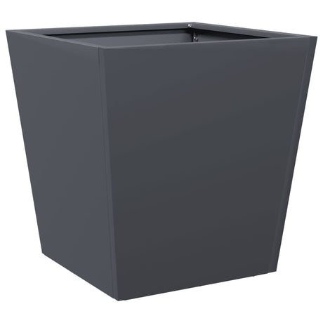 Vidaxx jardinière 40x40x40 cm acier anthracite