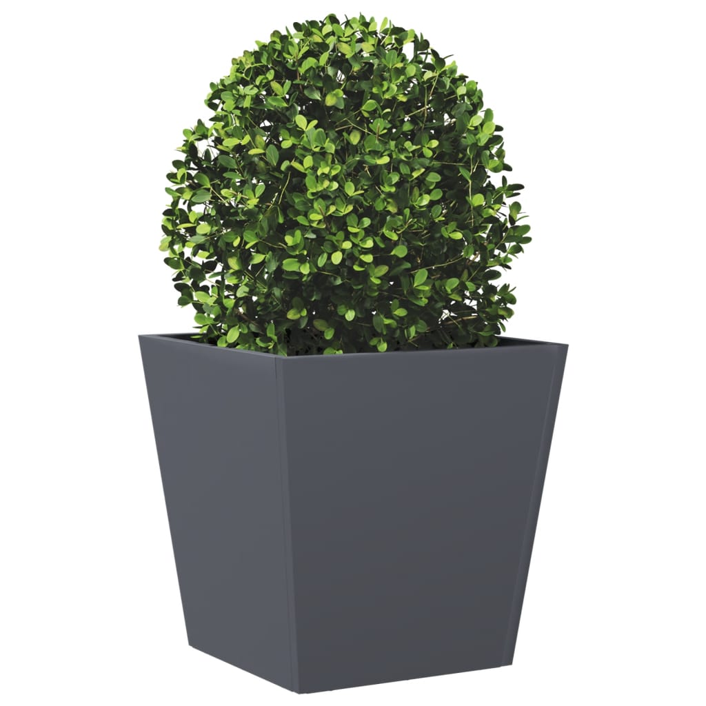 Vidaxx jardinière 40x40x40 cm acier anthracite