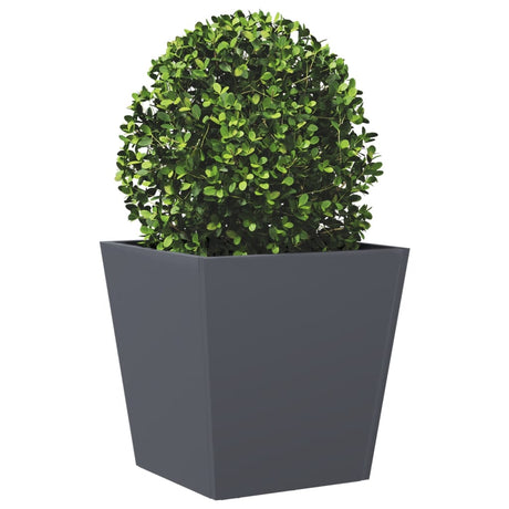 Vidaxx jardinière 40x40x40 cm acier anthracite