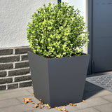 Vidaxx jardinières 2 pcs 40x40x40 cm acier anthracite