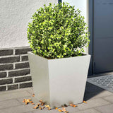 Vidaxx jardinières 2 pcs 40x40x40 cm acier inoxydable