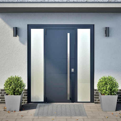 Vidaxx jardinières 2 pcs 40x40x40 cm acier galvanisé