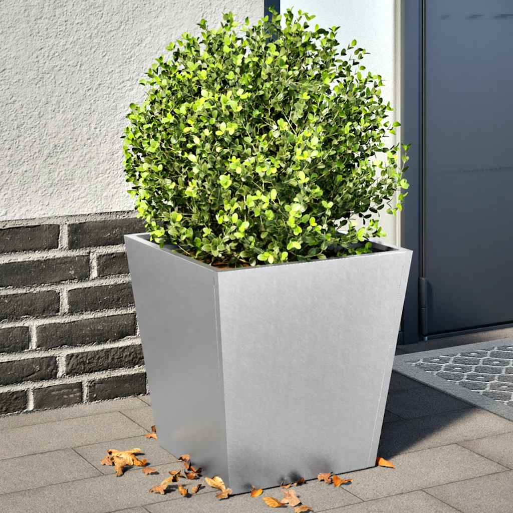 Vidaxx jardinières 2 pcs 40x40x40 cm acier galvanisé