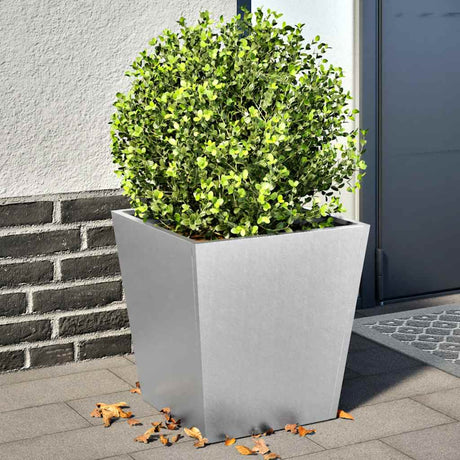 Vidaxx jardinières 2 pcs 40x40x40 cm acier galvanisé