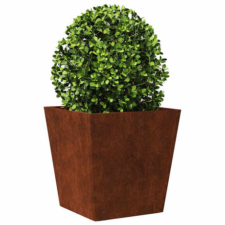 Jardinière Vidaxx 40x40x40 cm acier résistant aux intempéries