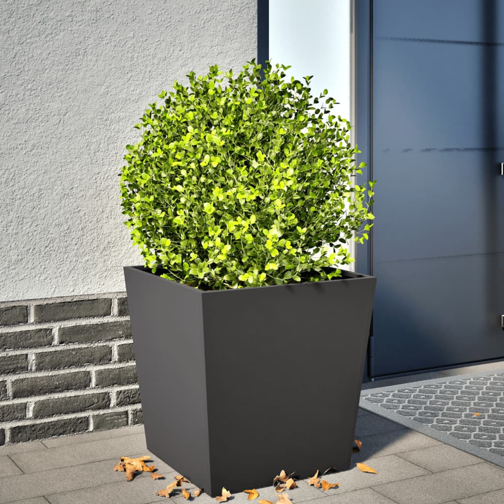 Vidaxx jardinière 50x50x50 cm acier noir