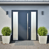 Vidaxx jardinières 2 pcs 50x50x50 cm acier blanc