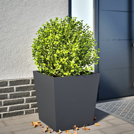 Vidaxx jardinière 50x50x50 cm acier anthracite