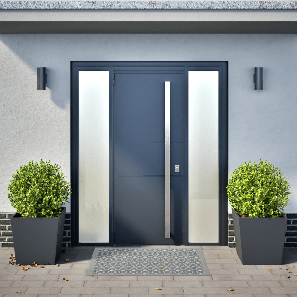 Vidaxx jardinières 2 pcs 50x50x50 cm acier anthracite